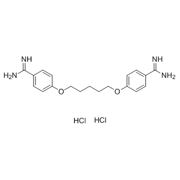 Pentamidine dihydrochloride(MP601205 dihydrochloride)图片