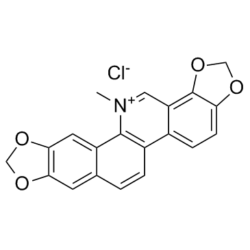 Sanguinarine chloride(Pseudochelerythrine chloride Sanguinarium chloride)图片