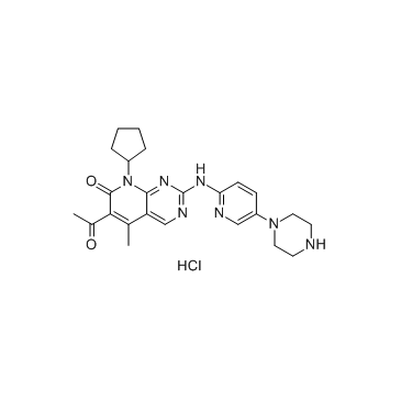 Palbociclib hydrochloride(PD 0332991 hydrochloride)图片