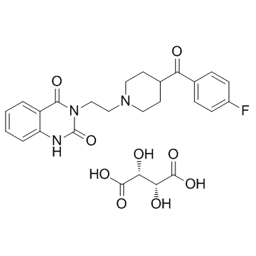 Ketanserin tartrate(R41468 tartrate)图片