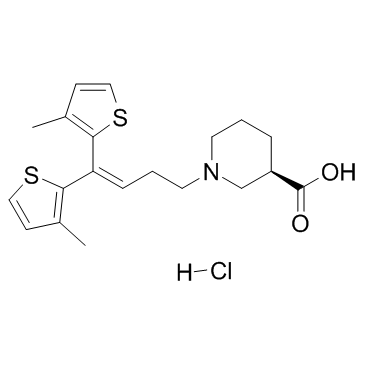 Tiagabine hydrochloride(NO050328 hydrochlorideNO328 hydrochlorideTGBhydrochloride)[CAS145821-59-6]图片