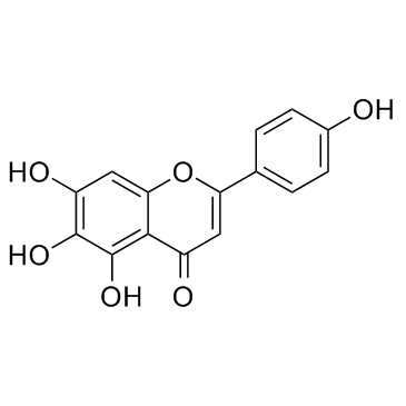 Scutellarein(6-Hydroxyapigenin4',5,6,7-Tetrahydroxyflavone)图片