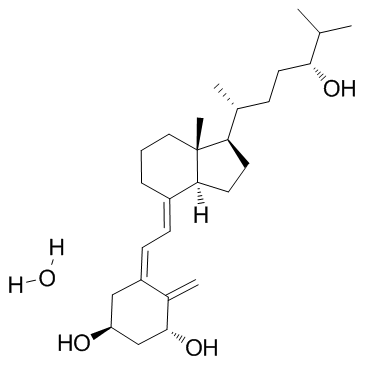 Tacalcitol(monohydrate)(1,24(R)-Dihydroxyvitamin D3 monohydrate)图片