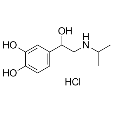 Isoprenaline hydrochloride(Isoproterenol hydrochloride)图片