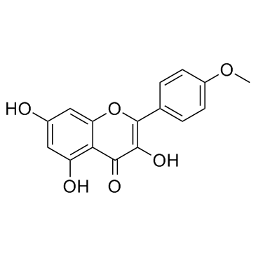 Kaempferide(Kaempferol 4'-O-methyl ether)图片