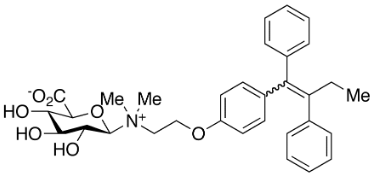 (E,Z)-Tamoxifen N-β-D-Glucuronide图片