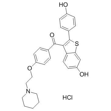 Raloxifene hydrochloride(LY156758 hydrochloride)图片