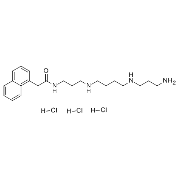 Naspm trihydrochloride(1-Naphthylacetyl spermine trihydrochloride)图片