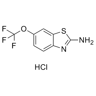 Riluzole hydrochloride(PK 26124 hydrochloride)图片