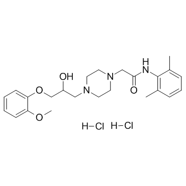 Ranolazine dihydrochloride(RS 43285)图片