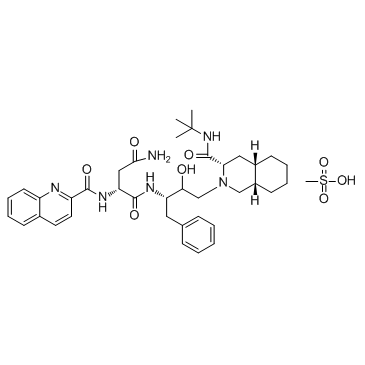 Saquinavir Mesylate(Ro 31-8959/003)图片