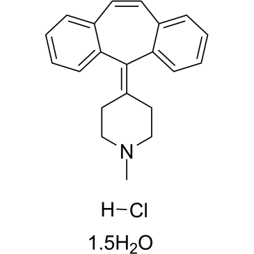 Cyproheptadine hydrochloride sesquihydrate图片