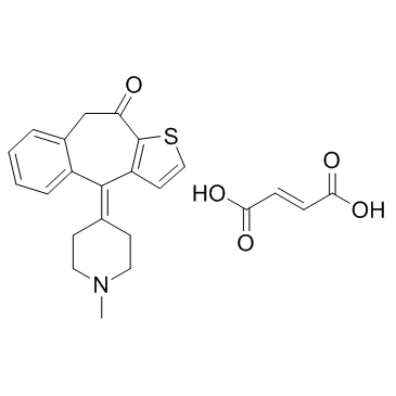 Ketotifen fumarate(HC 20511 fumarate)图片