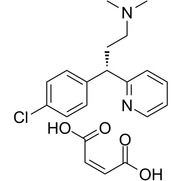 Dexchlorpheniramine maleate(S-(+)-Chlorpheniramine maleate salt)图片