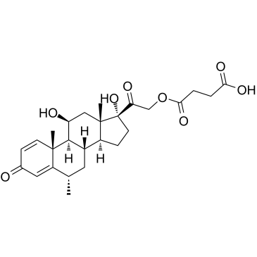 Methylprednisolone succinate(Methylprednisolone hydrogen succinate)图片