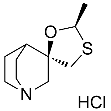 Cevimeline Hydrochloride(AF-102B hydrochlorideSNI-2011 hydrochloride)图片