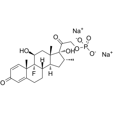 Dexamethasone phosphate disodium(Dexamethasone 21-phosphate disodium salt)图片