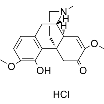 Sinomenine hydrochloride(Cucoline hydrochloride)图片