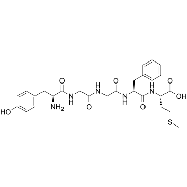 Tyr-Gly-Gly-Phe-Met-OH(Met-EnkephalinMethionine enkephalin)图片