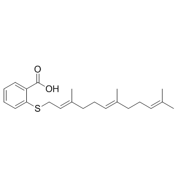 Salirasib(S-Farnesylthiosalicylic acidFarnesyl Thiosalicylic AcidFTS)图片