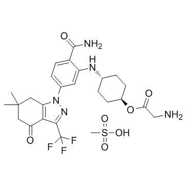 PF-04929113 Mesylate(SNX-5422 Mesylate)图片