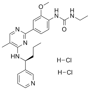 Lexibulin dihydrochloride(CYT-997 dihydrochloride)图片