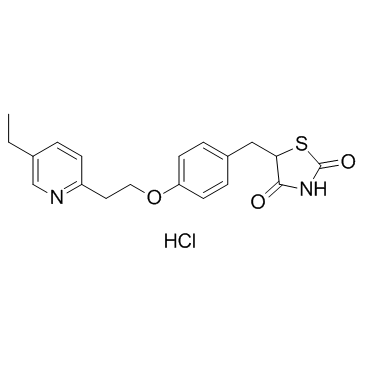 Pioglitazone hydrochloride(U 72107AAD 4833)图片