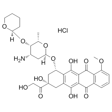 Pirarubicin Hydrochloride(THP Hydrochloride)图片