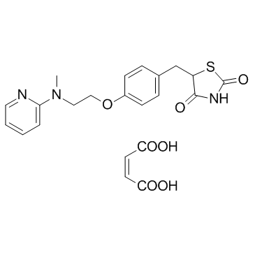 Rosiglitazone maleate(BRL 49653C)图片