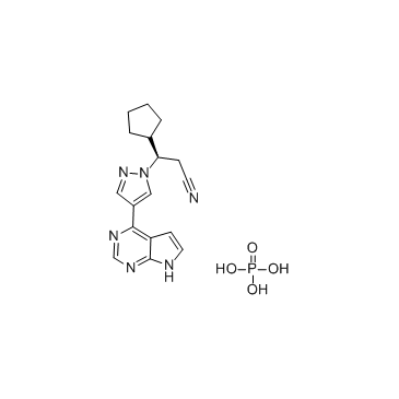 Ruxolitinib phosphate(INCB018424 phosphate)图片