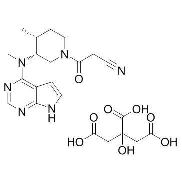 Tofacitinib citrate(Tasocitinib citrateCP-690550 citrate)图片