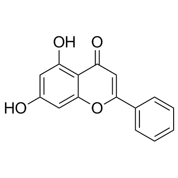 Chrysin(5,7-Dihydroxyflavone)图片