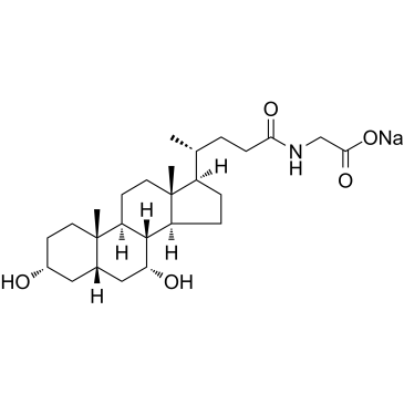 Glycochenodeoxycholic acid sodium salt图片