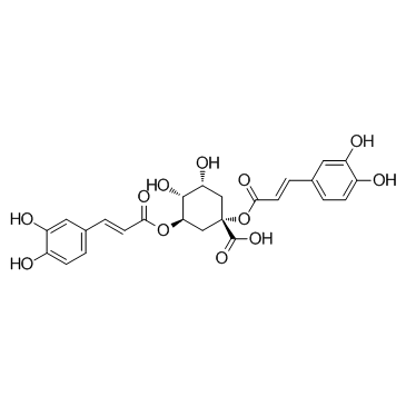1,3-Dicaffeoylquinic acid(1,3-O-Dicaffeoylquinic acid 1,5-Dicaffeoylquinic acid)图片