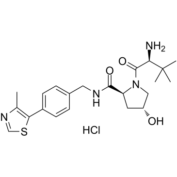 (S,R,S)-AHPC hydrochloride(MDK7526 hydrochlorideVH032-NH2 hydrochloride)图片