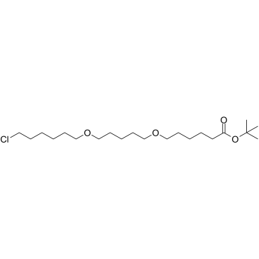 Boc-C5-O-C5-O-C6-Cl(PROTAC Linker 2)图片