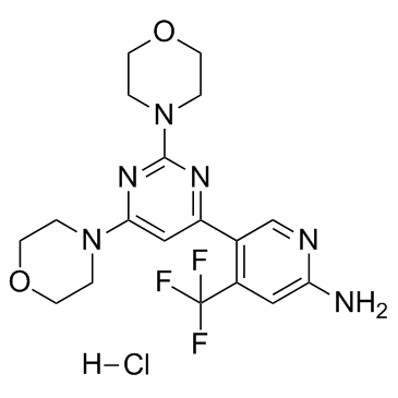 Buparlisib Hydrochloride(BKM120 Hydrochloride NVP-BKM120 Hydrochloride)图片