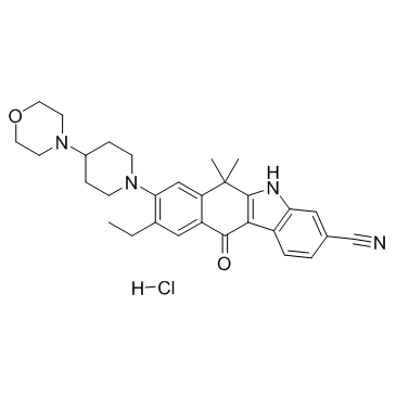 Alectinib Hydrochloride(CH5424802 HCl RO5424802 HCl AF-802 HCl)图片