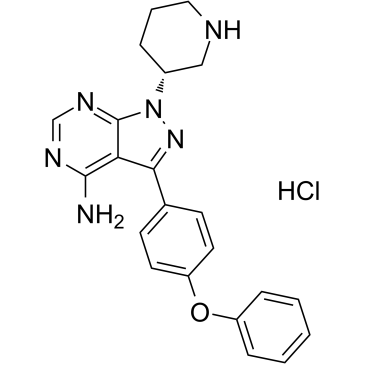 Btk inhibitor 1 R enantiomer hydrochloride(Ibrutinib analog hydrochloride)图片