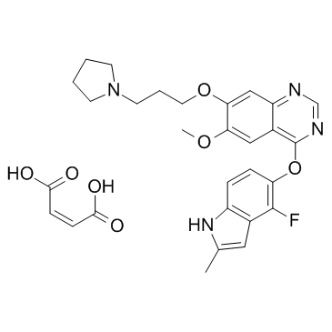 Cediranib maleate(AZD-2171 maleate)图片