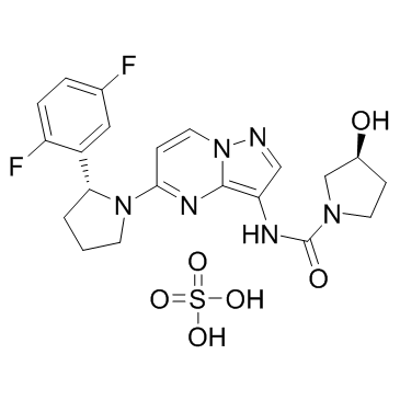 Larotrectinib sulfate(ARRY-470 sulfate LOXO-101 sulfate)图片