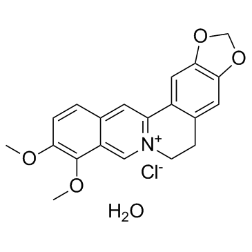 Berberine chloride hydrate(Natural Yellow 18)图片