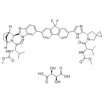 Ledipasvir D-tartrate(GS-5885 D-tartrate)图片