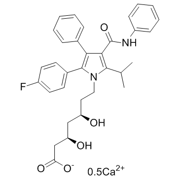 Atorvastatin hemicalcium salt(CI-981 Atorvastatin hemicalcium)图片