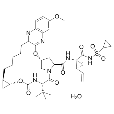 Grazoprevir hydrate(MK-5172 hydrate)图片