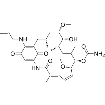 Tanespimycin Hydrochloride(17-AAG HydrochlorideNSC 330507 Hydrochloride)图片