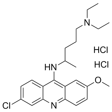 Quinacrine dihydrochloride(Mepacrine dihydrochlorideSN-390)图片