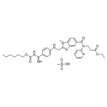 Dabigatran etexilate mesylate(BIBR 1048MSDabigatran etexilate methanesulfonate)图片