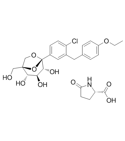 Ertugliflozin L-pyroglutamic acid(PF-04971729 L-pyroglutamic acid)图片