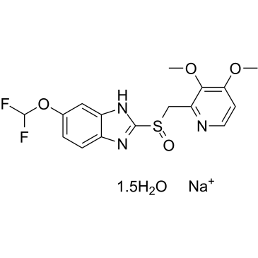 Pantoprazole sodium hydrate(SKF96022 sodium hydrate)图片